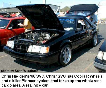 Chris Hadden's 1986 Mustang SVO