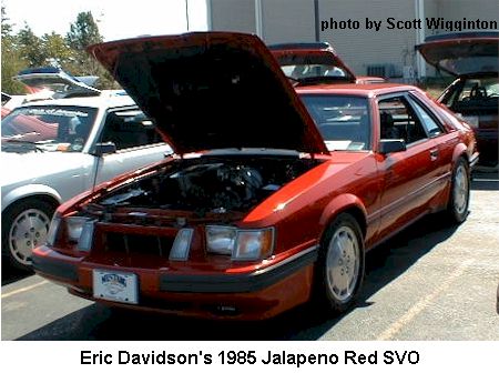 Eric Davidson's 85 Mustang SVO