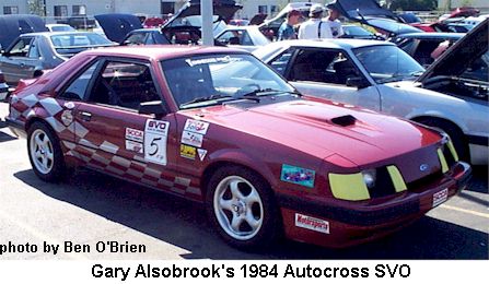 Gary Alsobrook's 1984 Mustang SVO 